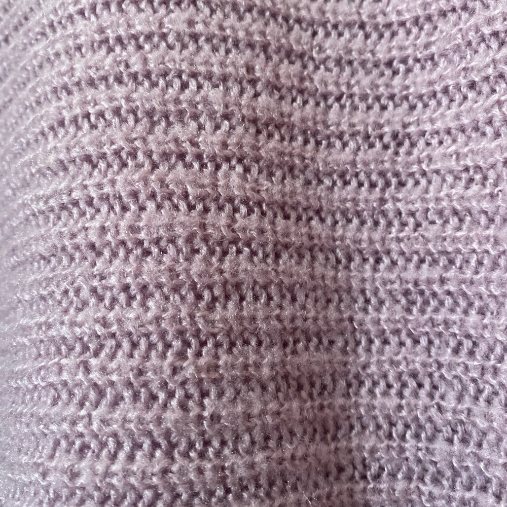 BP Nordstrom Lavender Bell Sleeve Crop Sweater Women's Medium Boho Knit - Picture 5 of 10